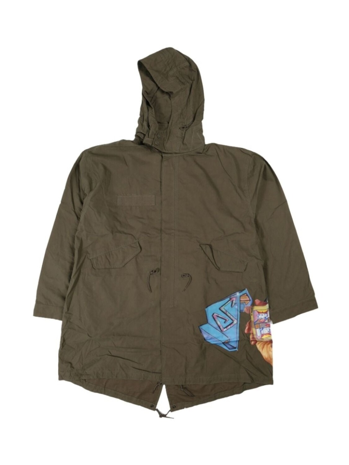 

Stüssy куртка-парка с графическим принтом, нейтральный цвет