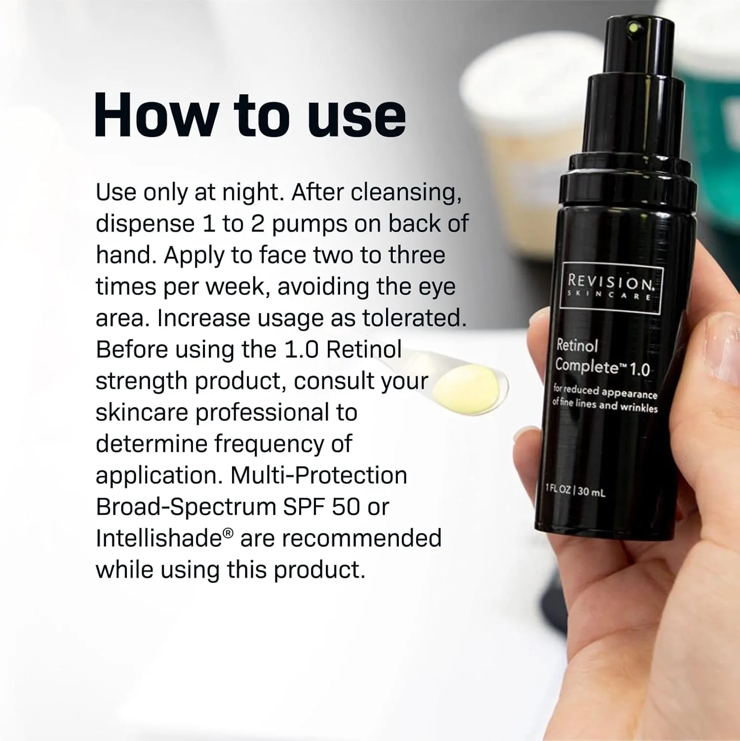 Сыворотка Revision Skincare — Retinol Complete: осветляет и разглаживает текстуру кожи, повышает уровень увлажнения, 30 мл — фото 3