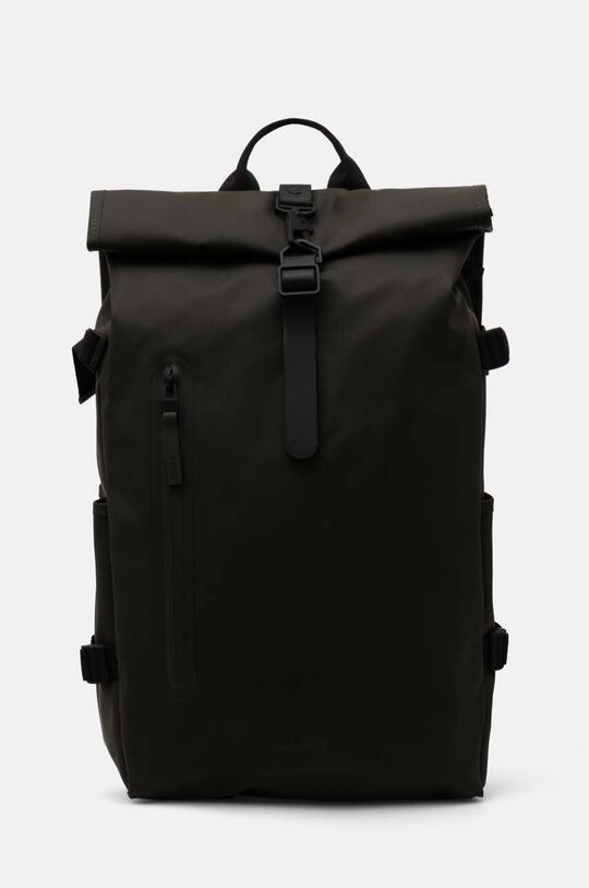 

Рюкзак Rolltop Большой W3 Rains, зеленый