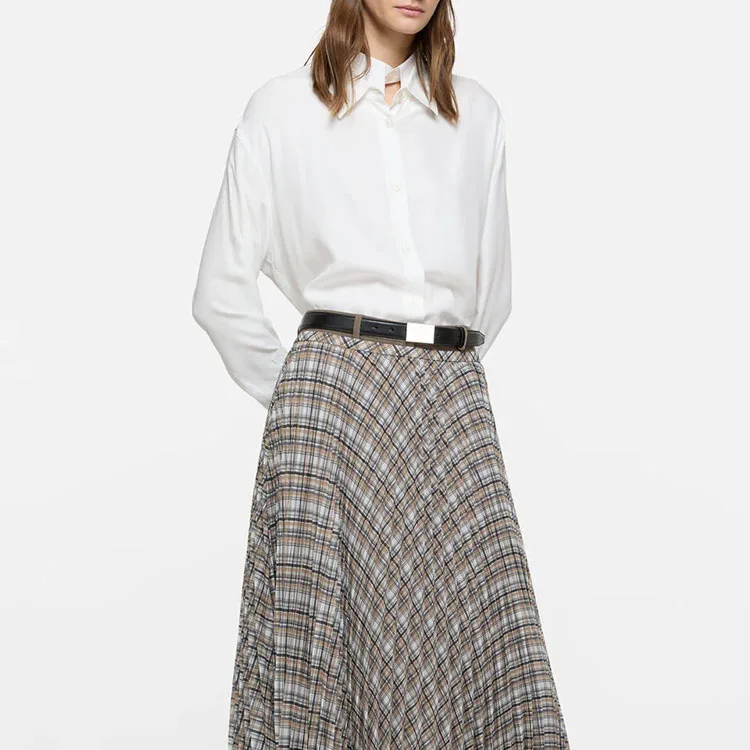 SS26 Рубашка женская Acne Studios, белый — фото 4