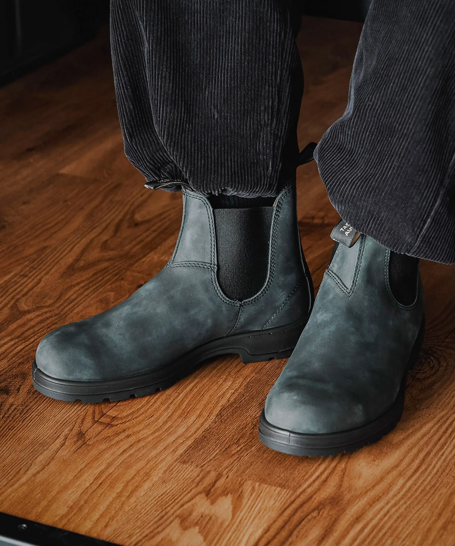 Унисекс кожаные непромокаемые ботинки Blundstone CLASSIC COMFORT чёрные