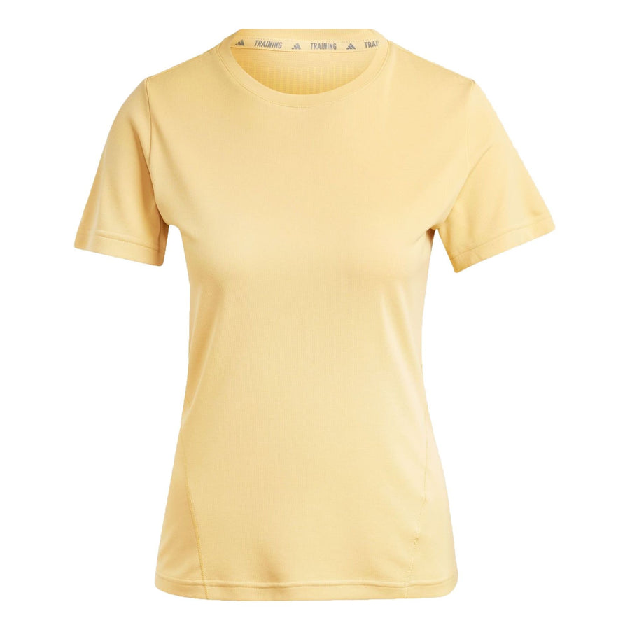 

Футболка (WMNS) adidas Designed for Training HEAT.RDY HIIT Tee Asia Sizing 'Oat', желтый