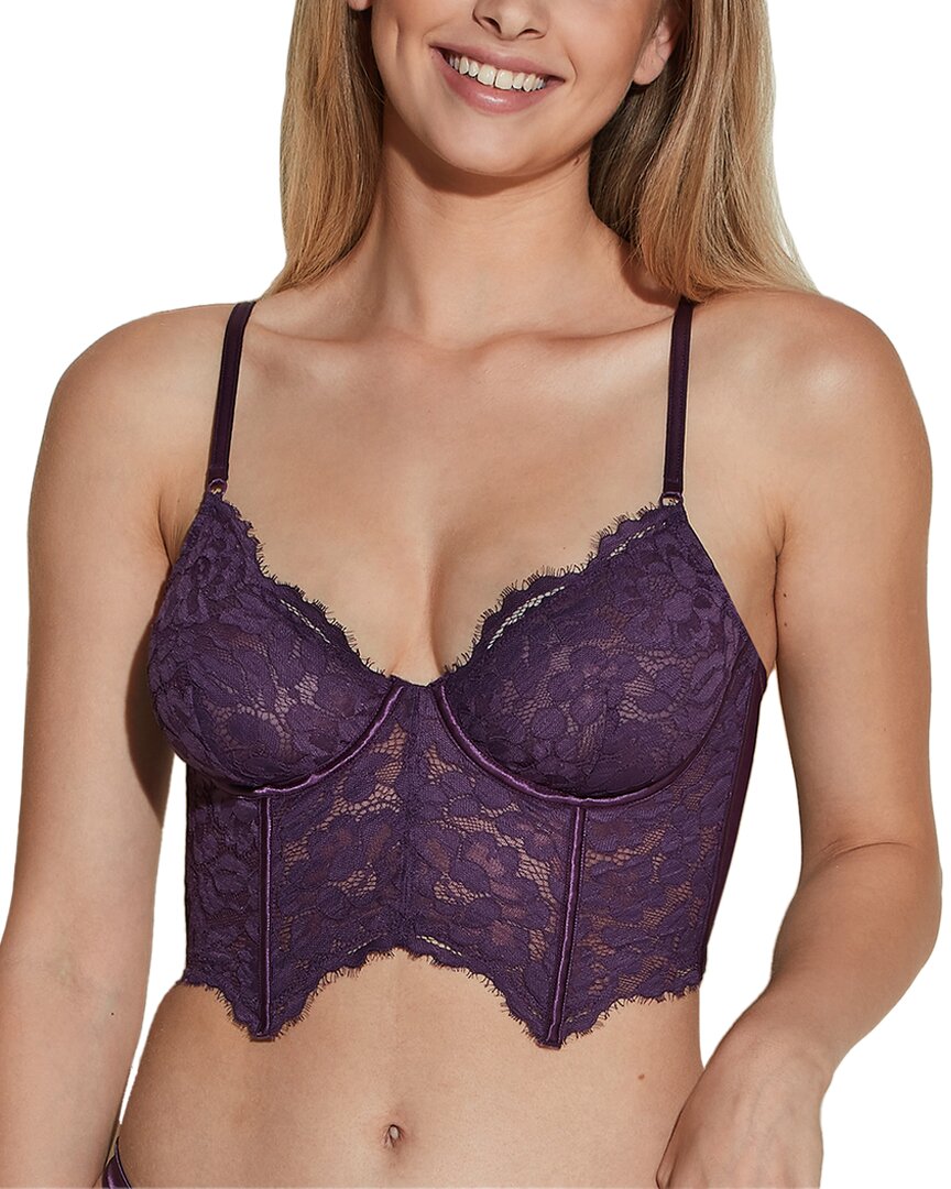 

Бюстгальтер на косточках Cosabella Magnolia Longline, фиолетовый