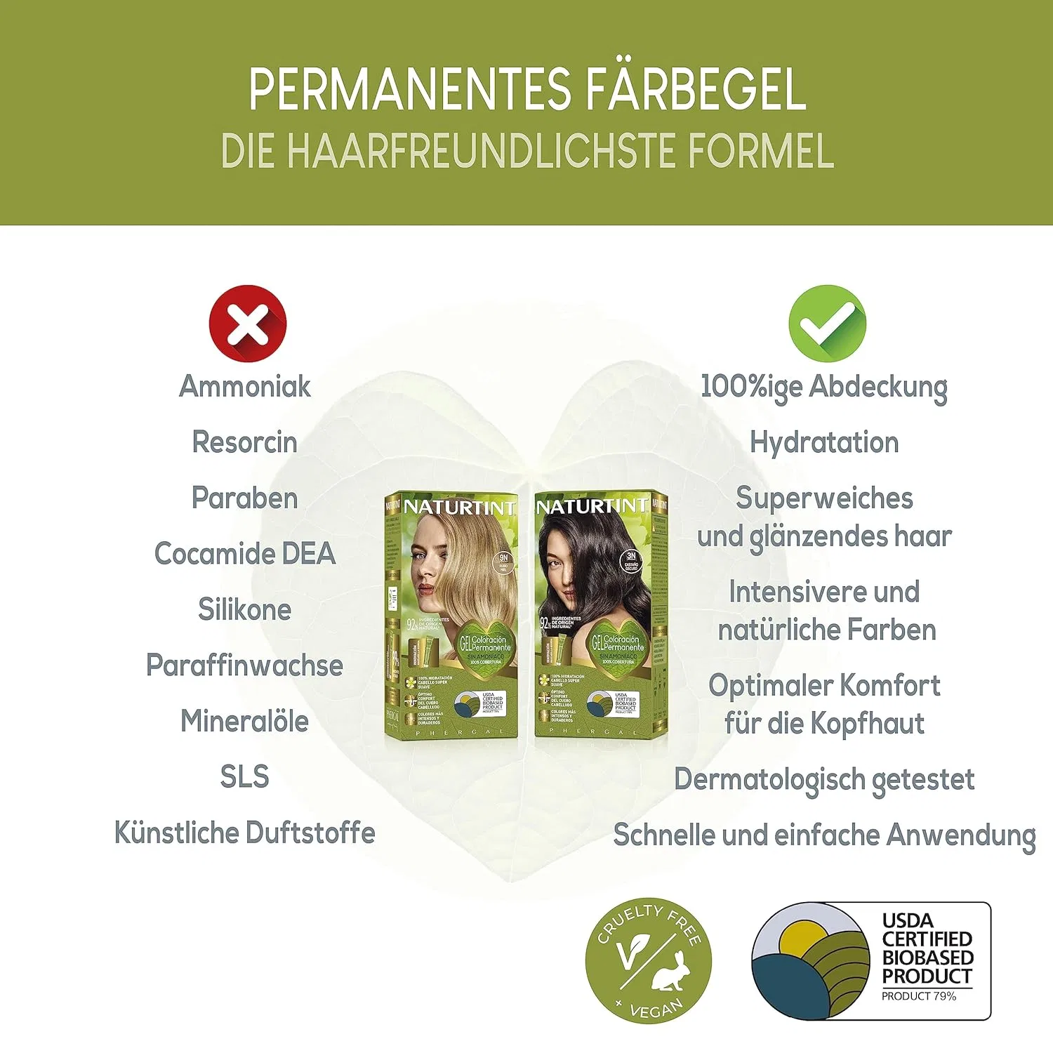Стойкая краска для волос от Naturtint Naturtint, 8A. Ash Blonde — фото 3