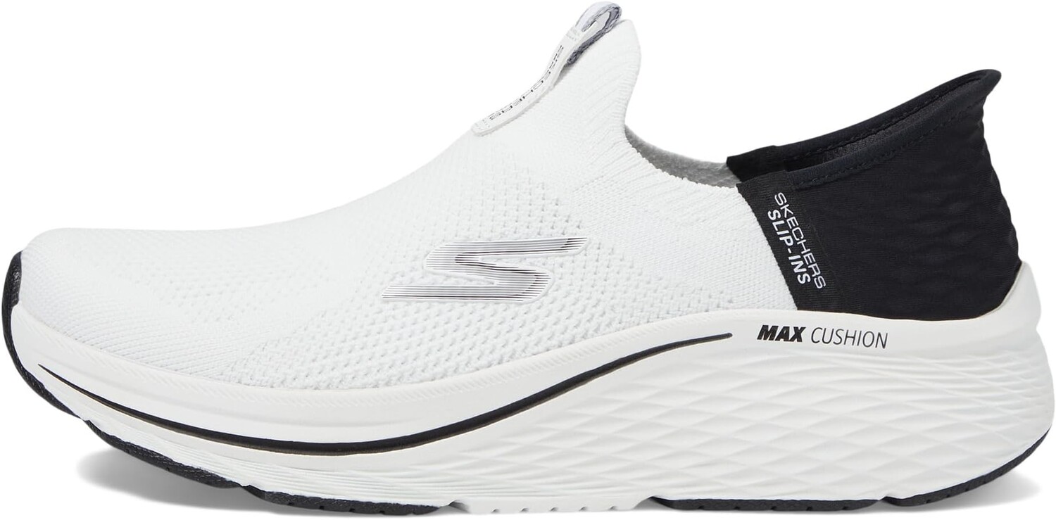 Кроссовки Max Cushioning Elite 2.0 Eternal Hands Free Slip-Ins SKECHERS, цвет White/Black — фото 4