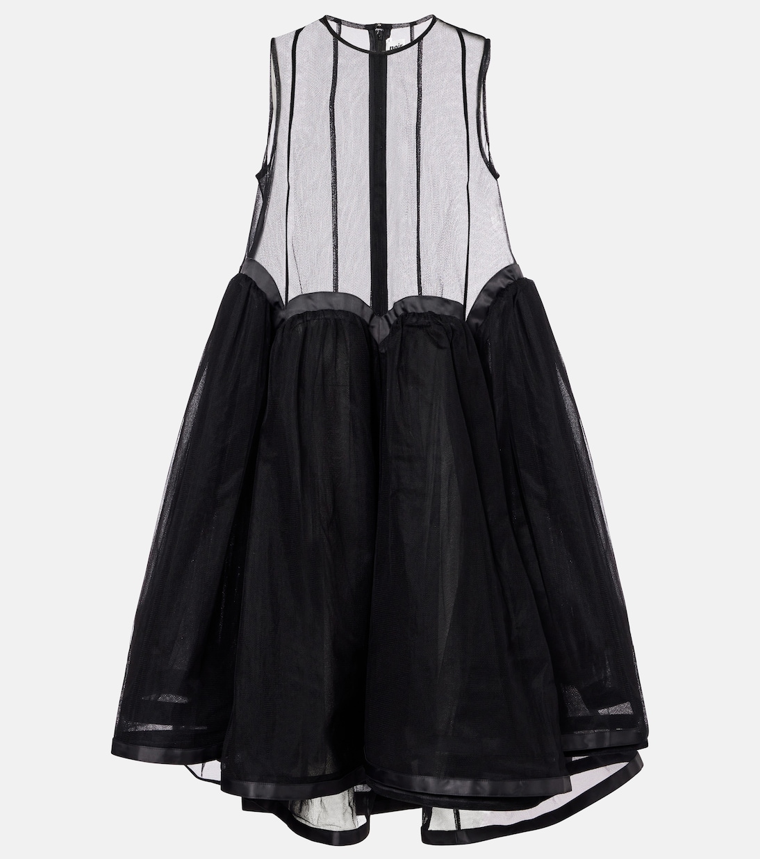 

Платье миди из тюля Noir Kei Ninomiya, черный