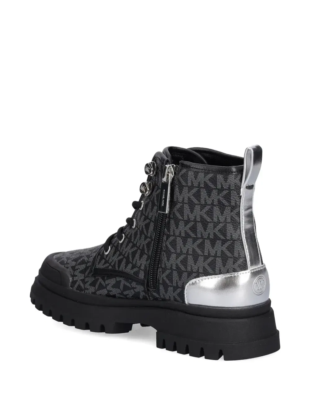 Ботинки Payton с монограммой Michael Kors Kids, черный — фото 3