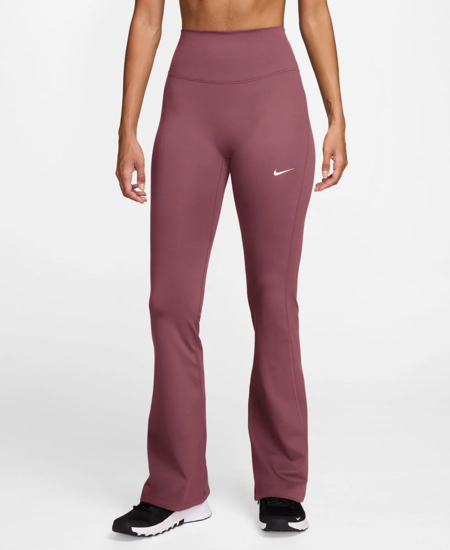 Женские леггинсы с высокой талией и расклешенной юбкой Nike, светлый-magenta/белый