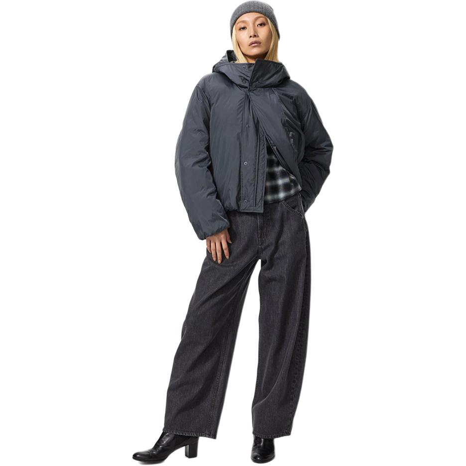 Джинсы унисекс, брюки средней ширины Uniqlo, sea синий — фото 2
