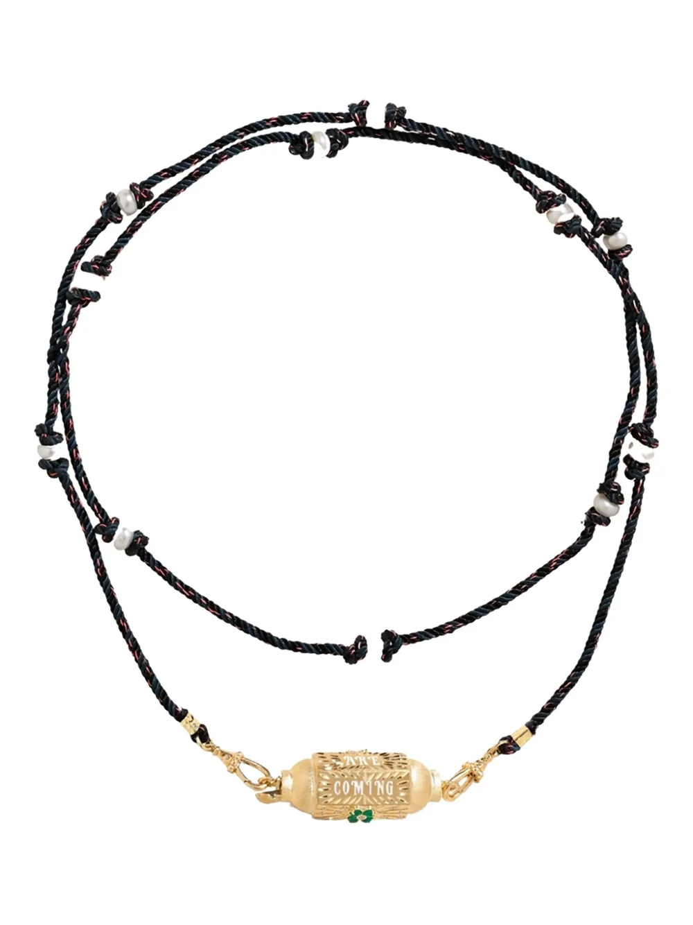 

Ожерелье с медальоном "Good Things" из золота 14 карат с бриллиантами Marie Lichtenberg, золотой