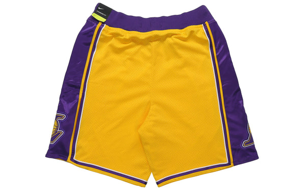 Шорты los angeles lakers basketball shorts yellow Nike, желтый — фото 2