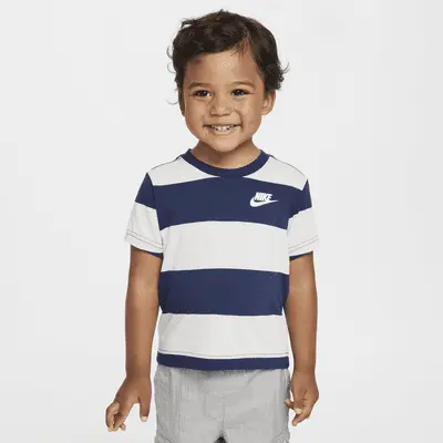 

Футболка Nike Toddler Rugby Stripe T-Shirt, темно-синий