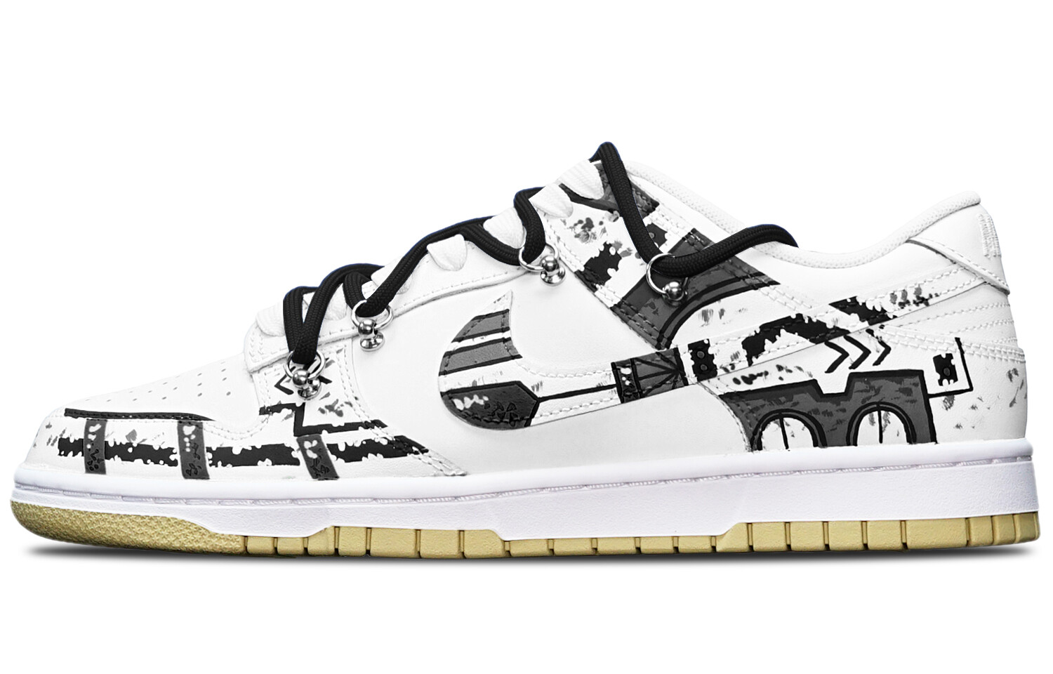 

Кроссовки Nike Dunk Skateboard Shoes Men Low-Top White