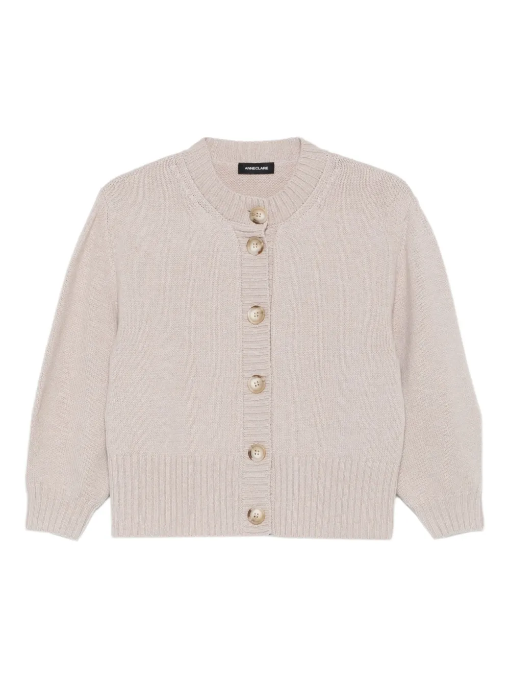 

Кардиган с круглым вырезом anne claire, нейтральный