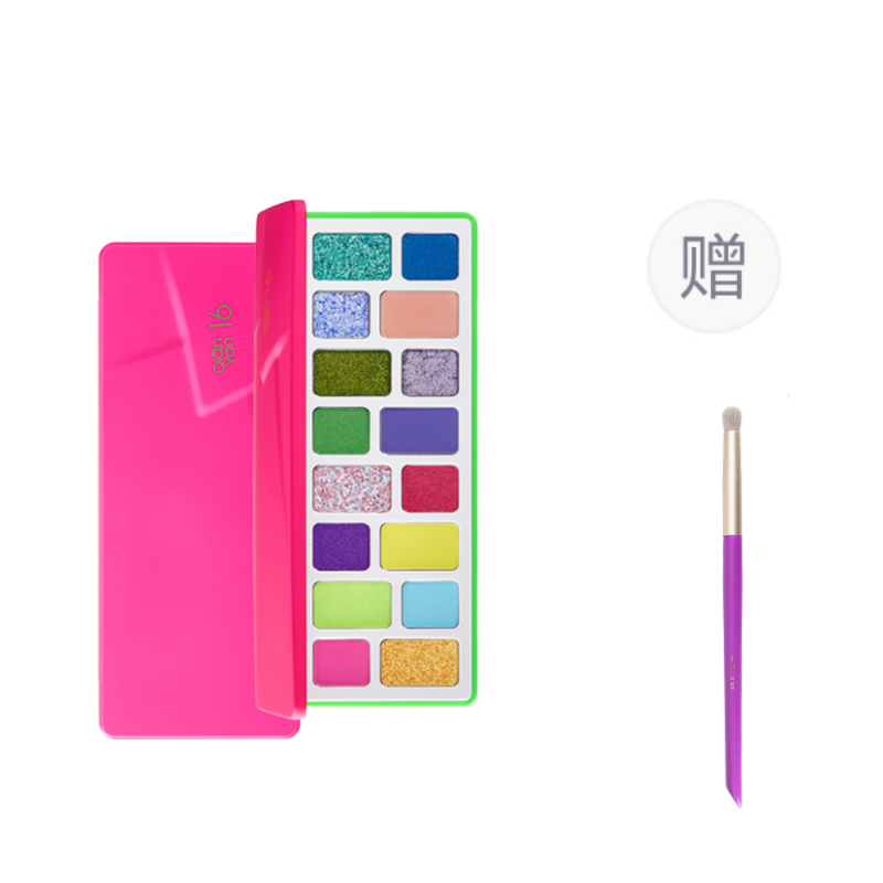 

Натуральная палетка теней для век Main Actor 16 цветов легко растушевывается улучшает цвет лица QIANEE