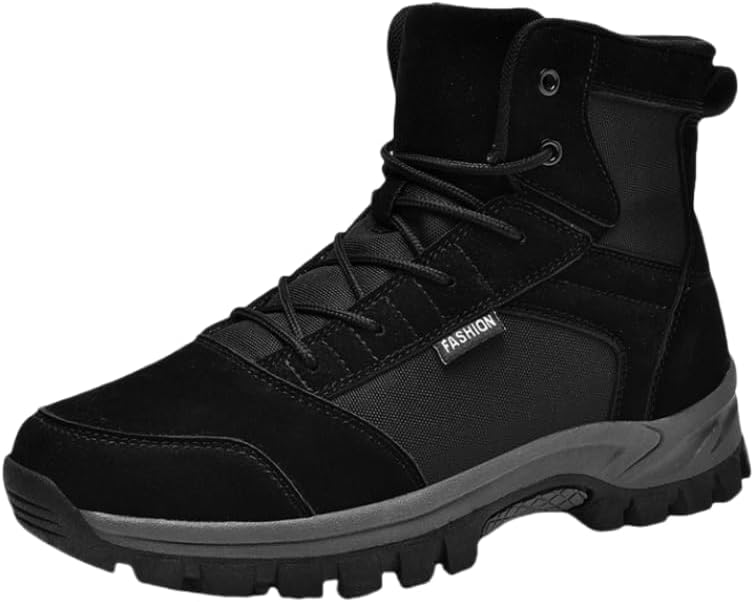 

Тактические ботинки HHHCHPM для мужчин, легкие походные ботинки из замши, удобные боевые ботинки, военные и ботинки, черный