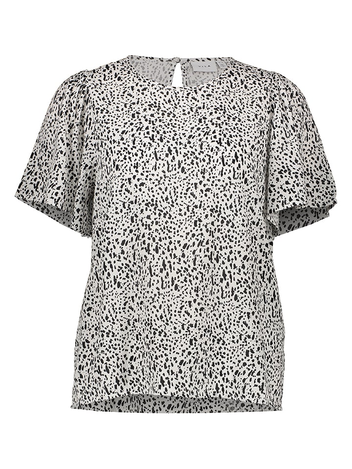 

Блуза Vila Bluse Kaya, цвет Weiß/Schwarz