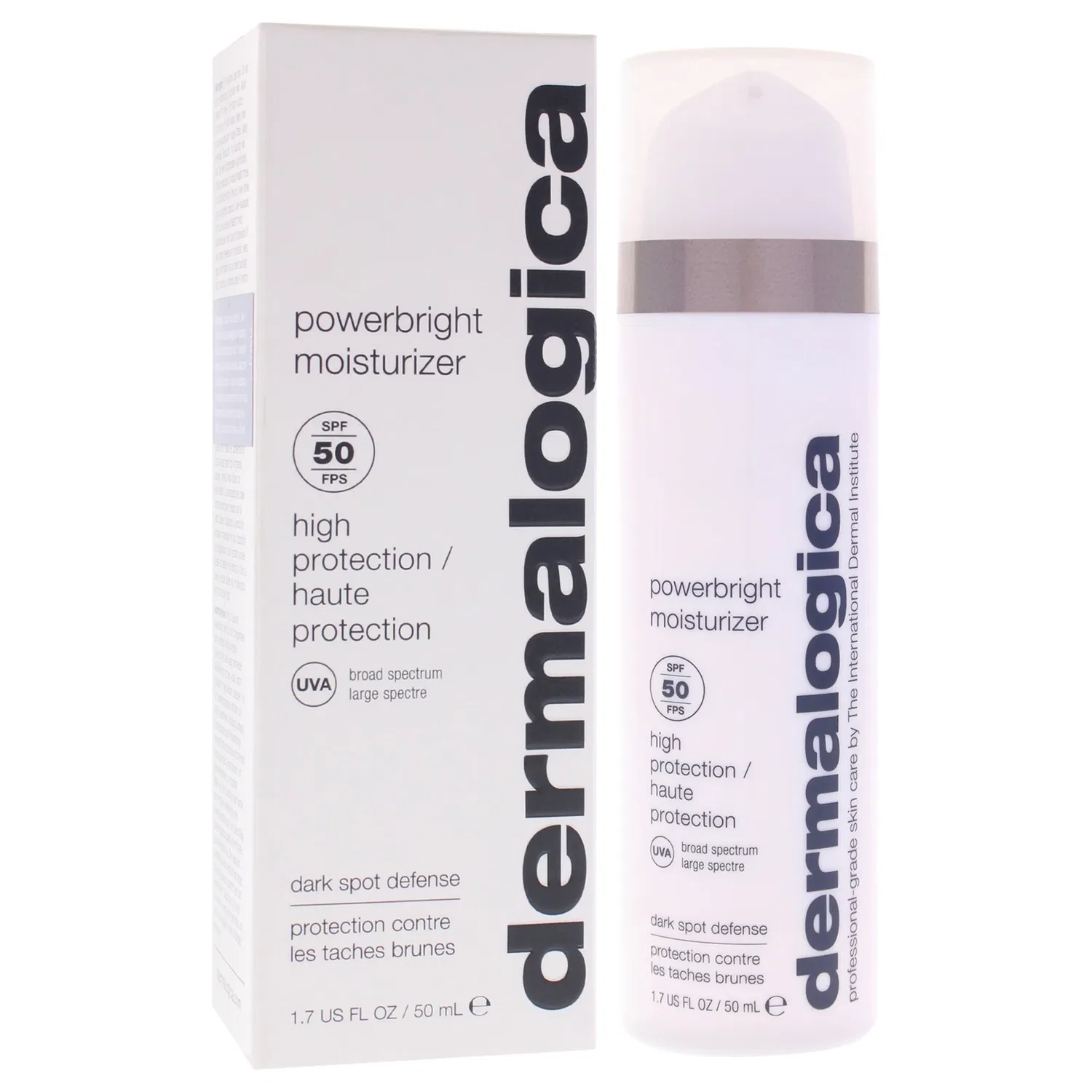 Увлажняющий крем Powerbright SPF 50 от Dermalogica для мужчин и женщин - 1,7 унции (48 г), белый — фото 3