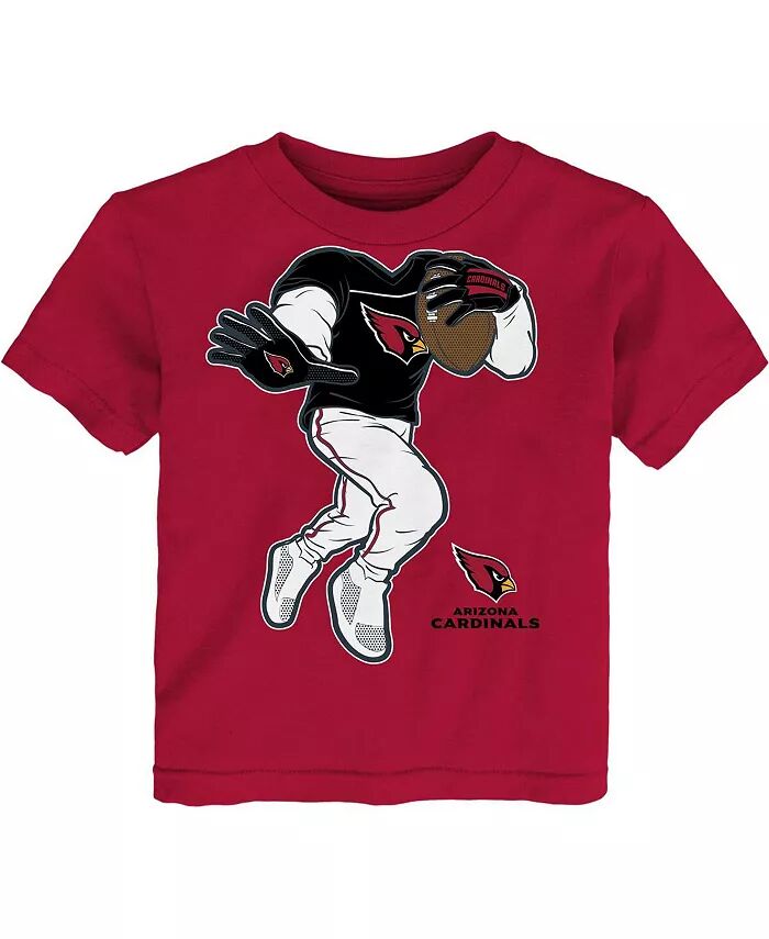 

Футболка для малышей Cardinal Arizona Cardinals с жесткими руками Outerstuff