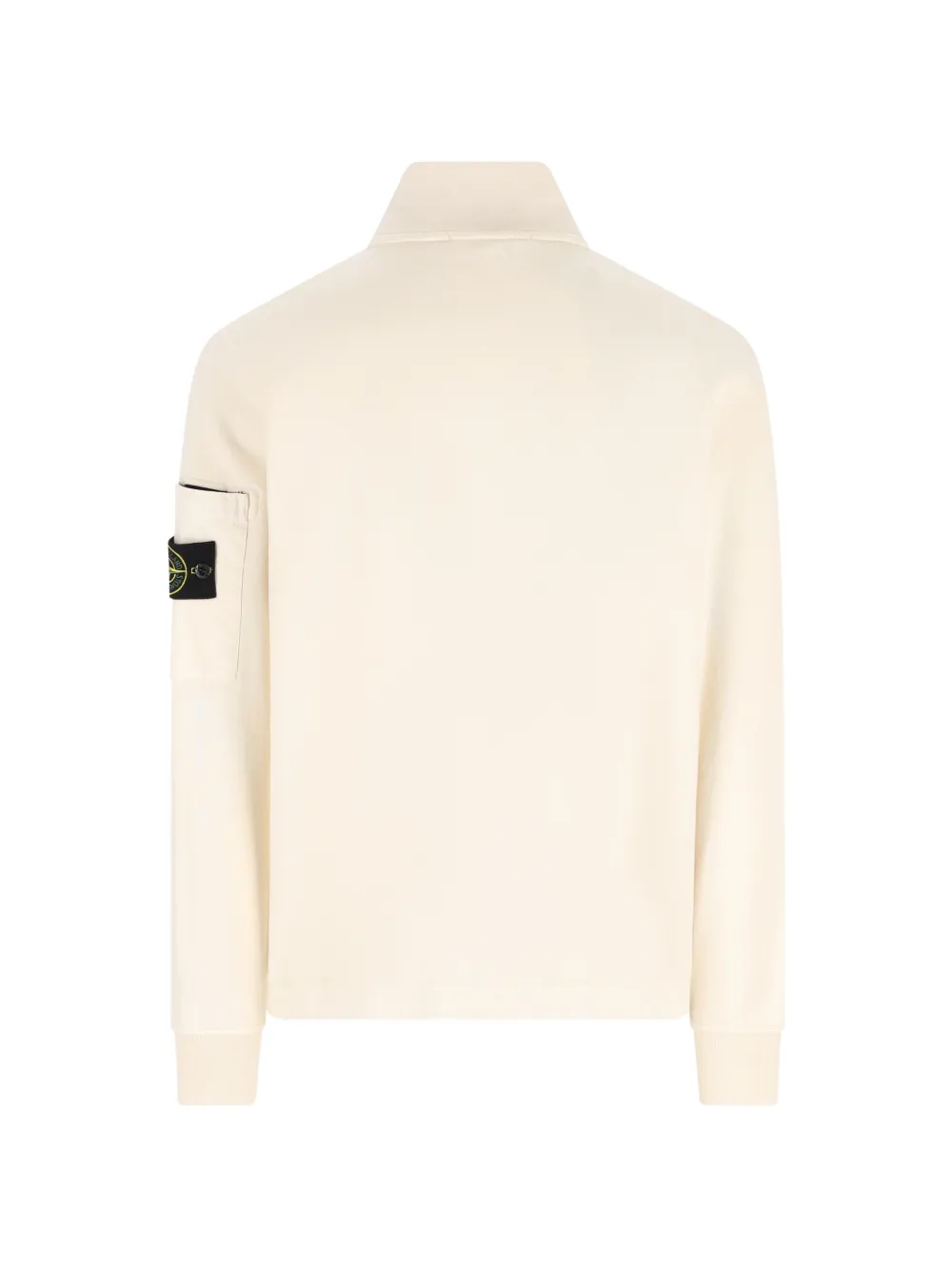 Свитер с карманом на молнии Stone Island, бежевый — фото 2