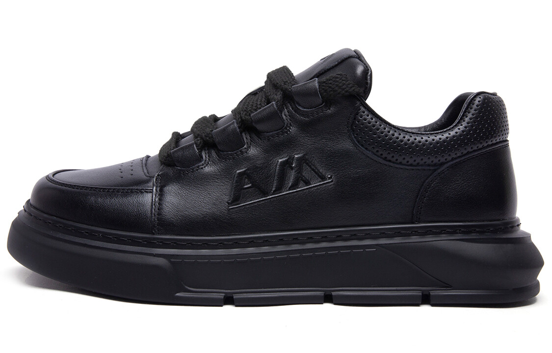 

Кроссовки Anthony Miles Skateboarding Shoes Men Low-top Black, черный
