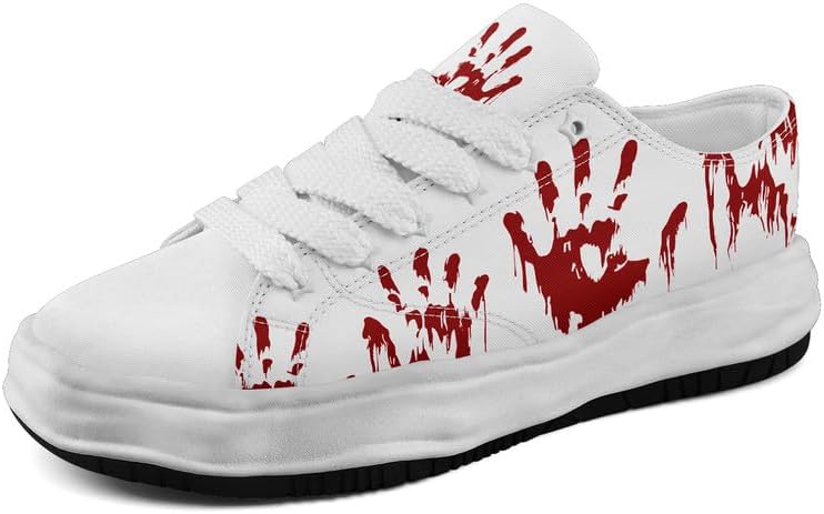 

Кроссовки Halloween с тыквой и привидением AWSOLE, модные, унисекс, белый/черный/красный