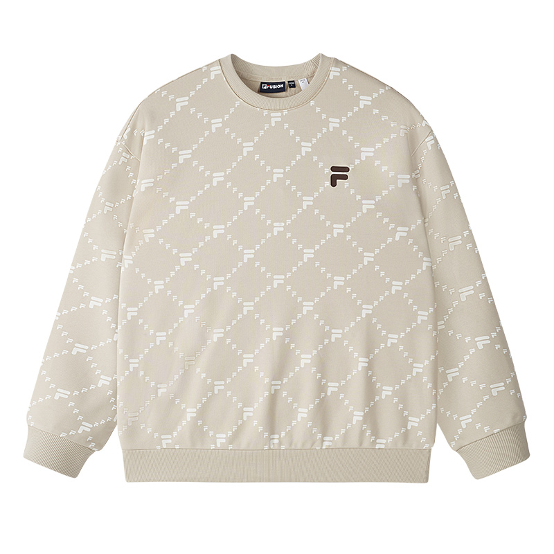 

Футболка унисекс светло-серая FILA FUSION