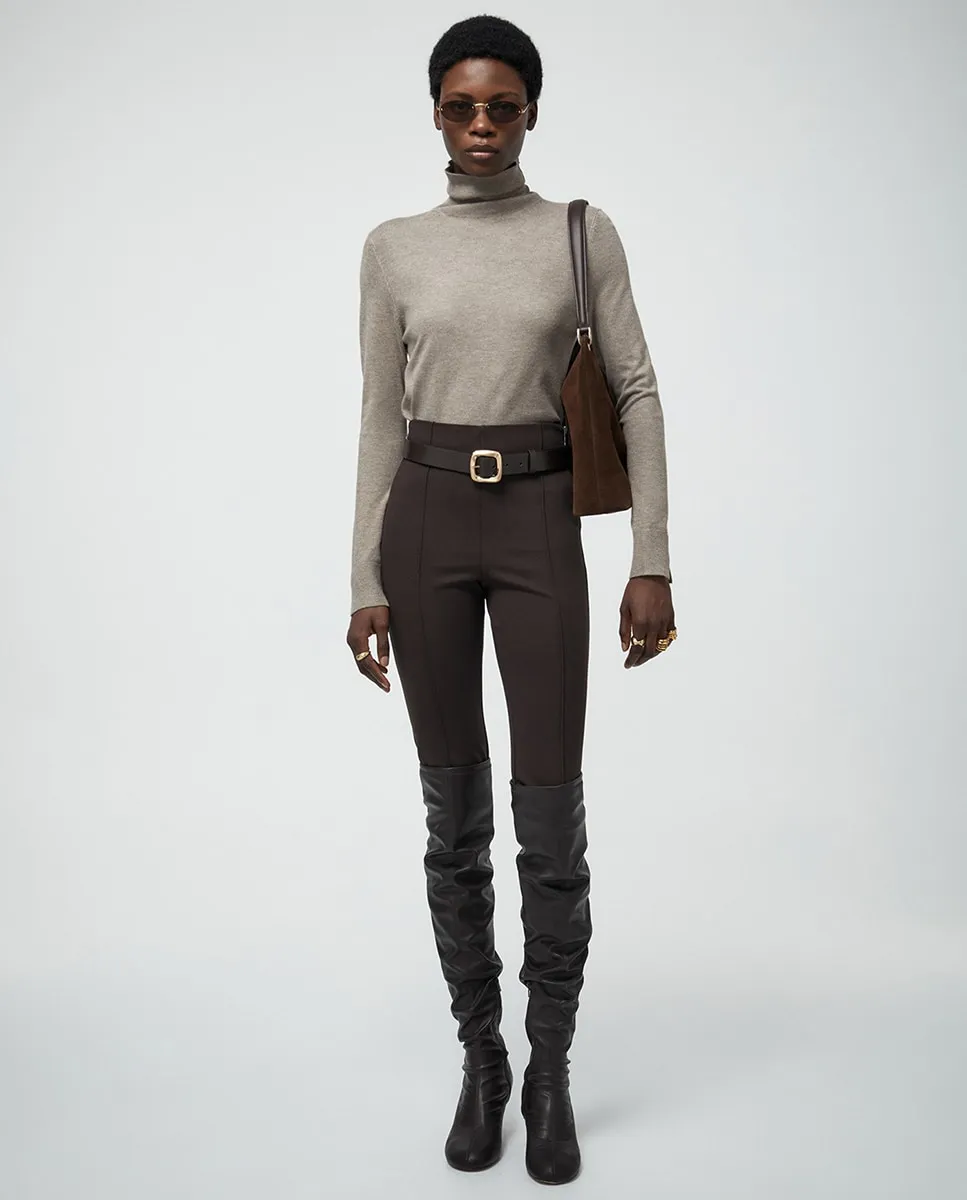 

Свитер с высоким воротником Sfera, светло-коричневый