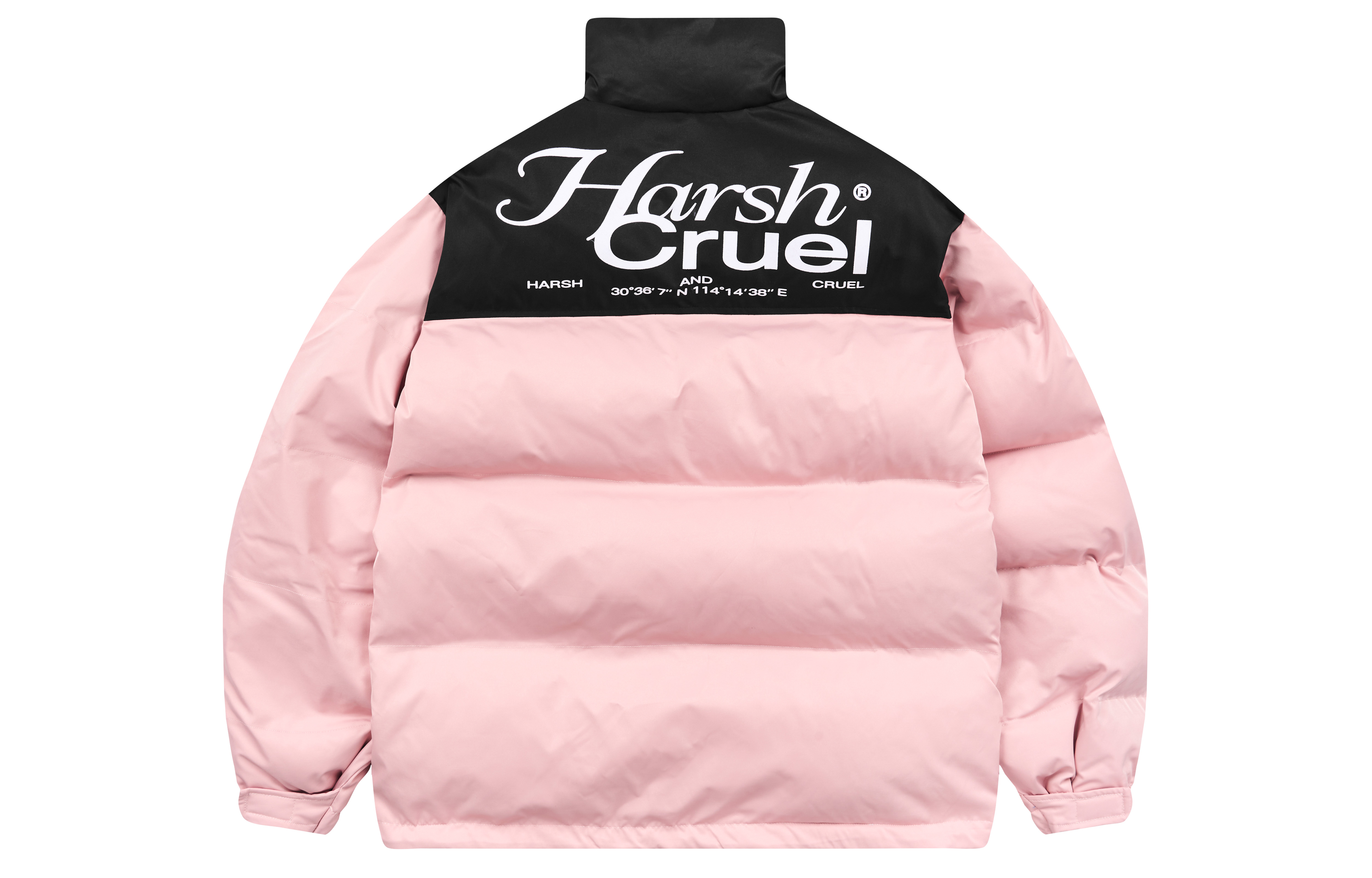 

HARSH AND CRUEL Пуховик Unisex, Dirty Pink