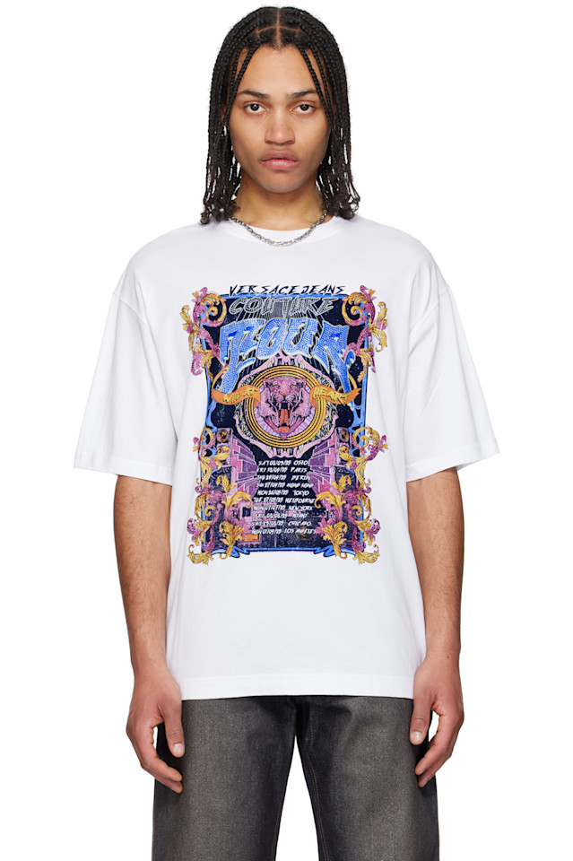 

Футболка Logo Tour Versace Jeans Couture, белый