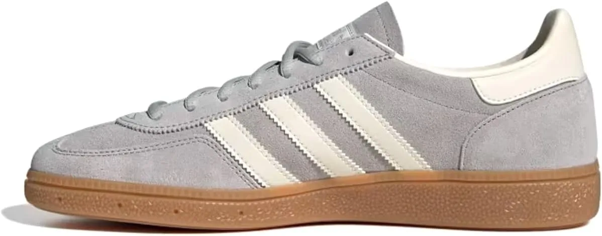 Специальные кроссовки для гандбола Adidas для мужчин, белый/серый/кремовый — фото 3