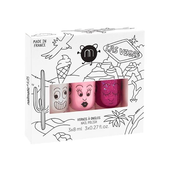 

НАБОР NAILMATIC LAS VEGAS ИЗ 3 ЛАКОВ PAZ 24 мл