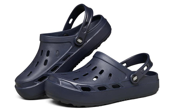 Тапочки swifters navy blue slippers Skechers, синий — фото 3
