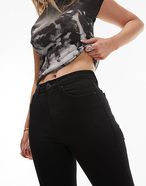 

Черные джинсы Topshop Hourglass Jamie