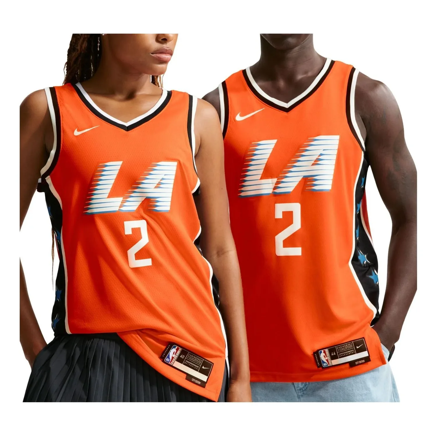 Джерси Nike Los Angeles Clippers City Edition NBA Swingman 'Kawhi Leonard', оранжевый
