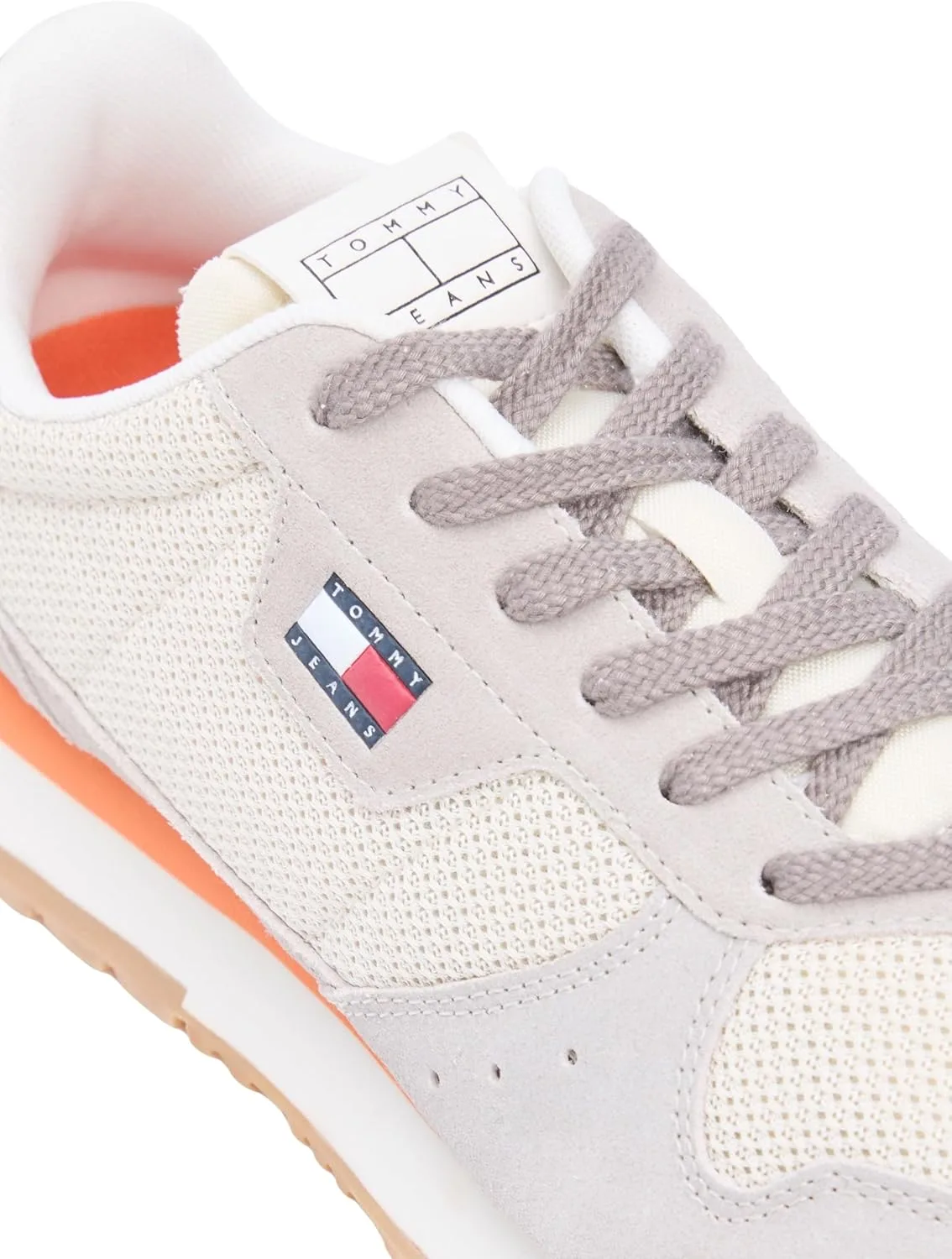 Мужские низкие кроссовки Tommy Jeans TJM Eva Runner Leather Em0em01690, бежевый — фото 4