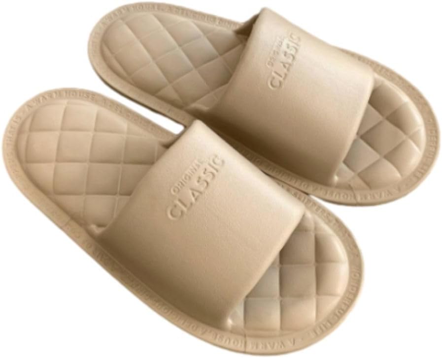 

Домашние тапочки irLocy Summer для женщин и мужчин, для ванной комнаты с платформой, гостевые тапочки, бежевый