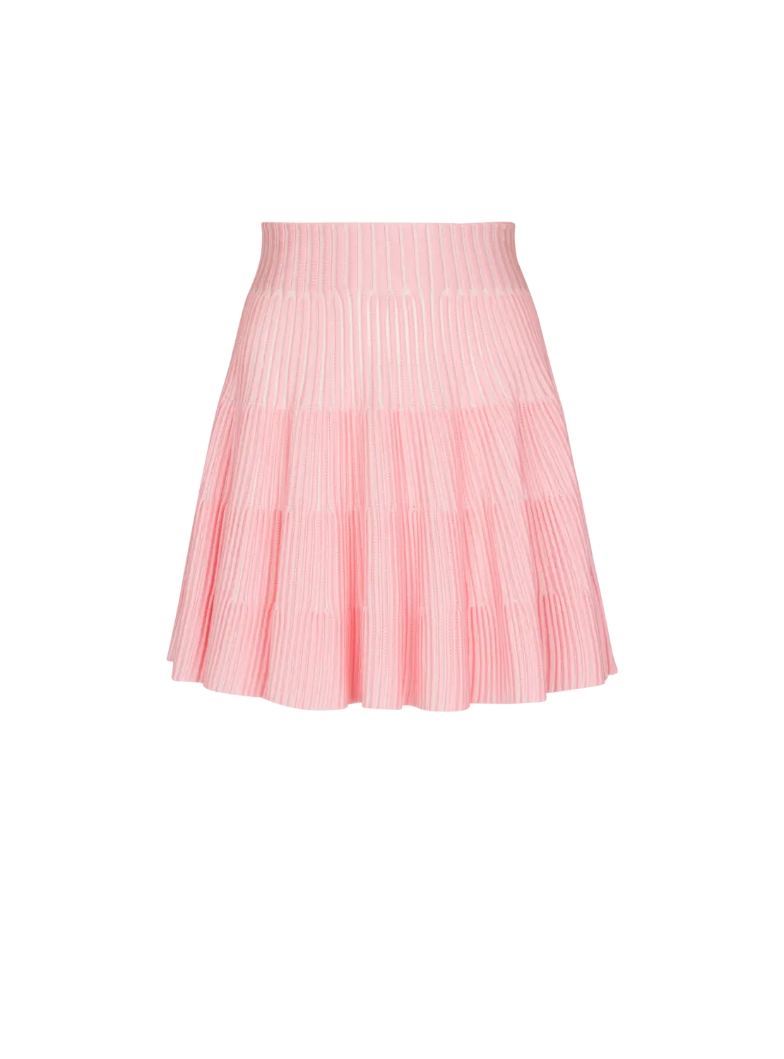 

Трикотажная юбка силуэта "А-силуэт" с текстурой Balmain, синий/розовый