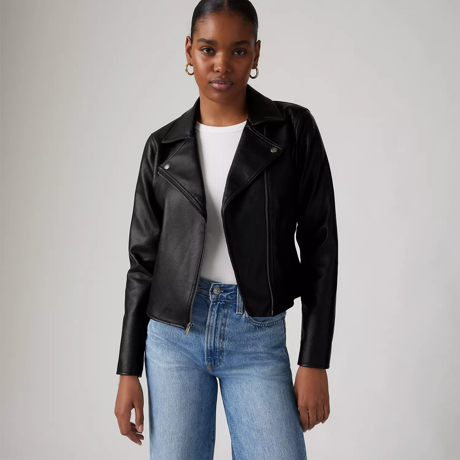 

Куртка Moto с прорезным карманом Levi's, цвет Black