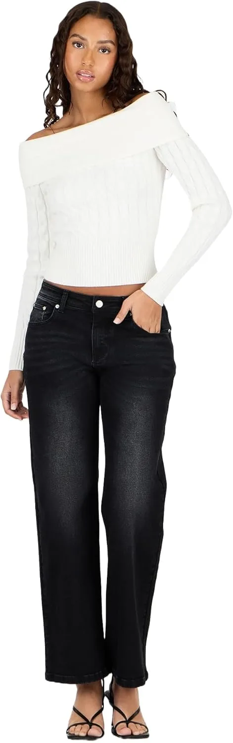 

Forever 21 Женские джинсы Low Rise Baggy Stretch