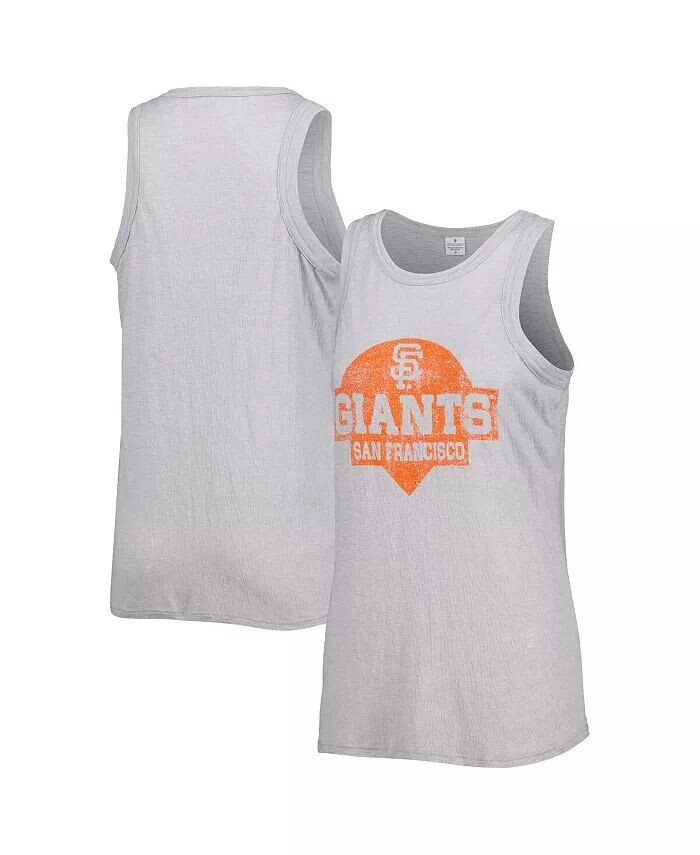 

Женская серая майка San Francisco Giants Tri-Blend Soft As A Grape