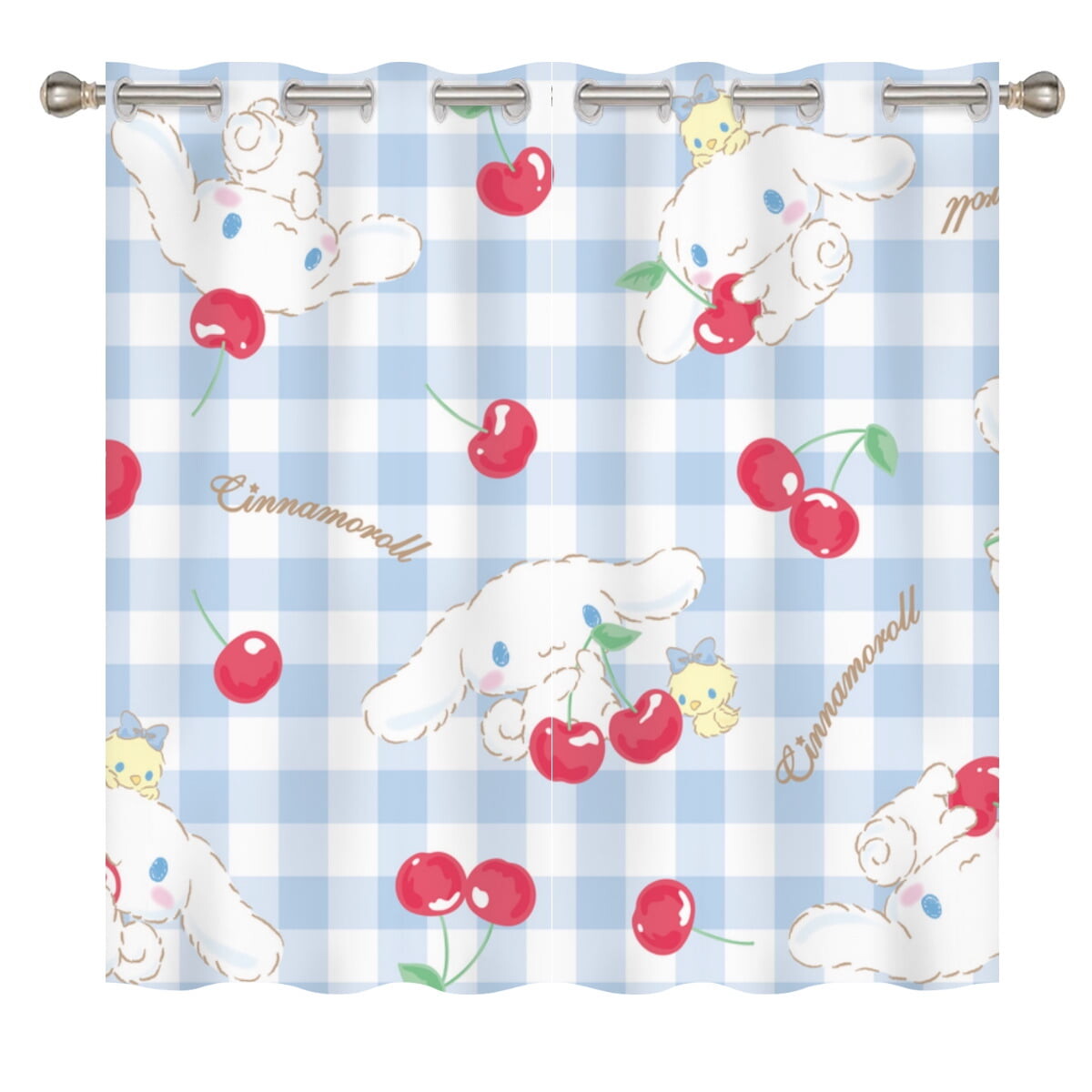 

Плотные шторы Cinnamoroll 86 x 84 дюйма, голубой
