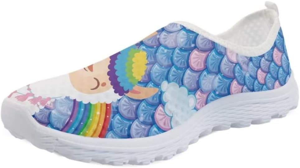 

Кроссовки для бега и ходьбы Pinupub для мужчин, яркий принт, персонализированные, стильные, мягкие, дышащие спортивные кеды для взрослых, синий/голубой