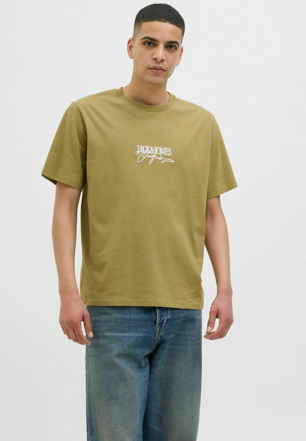 

Футболка с принтом LOGO RUNDHALSAUSSCHNITT Jack & Jones, зеленый