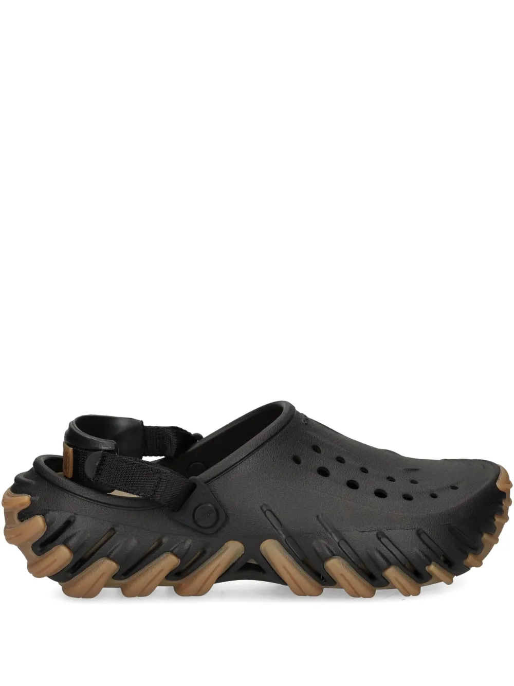 

Сабо-босоножки с перфорацией на подошве и ремешком на пятке Crocs, черный
