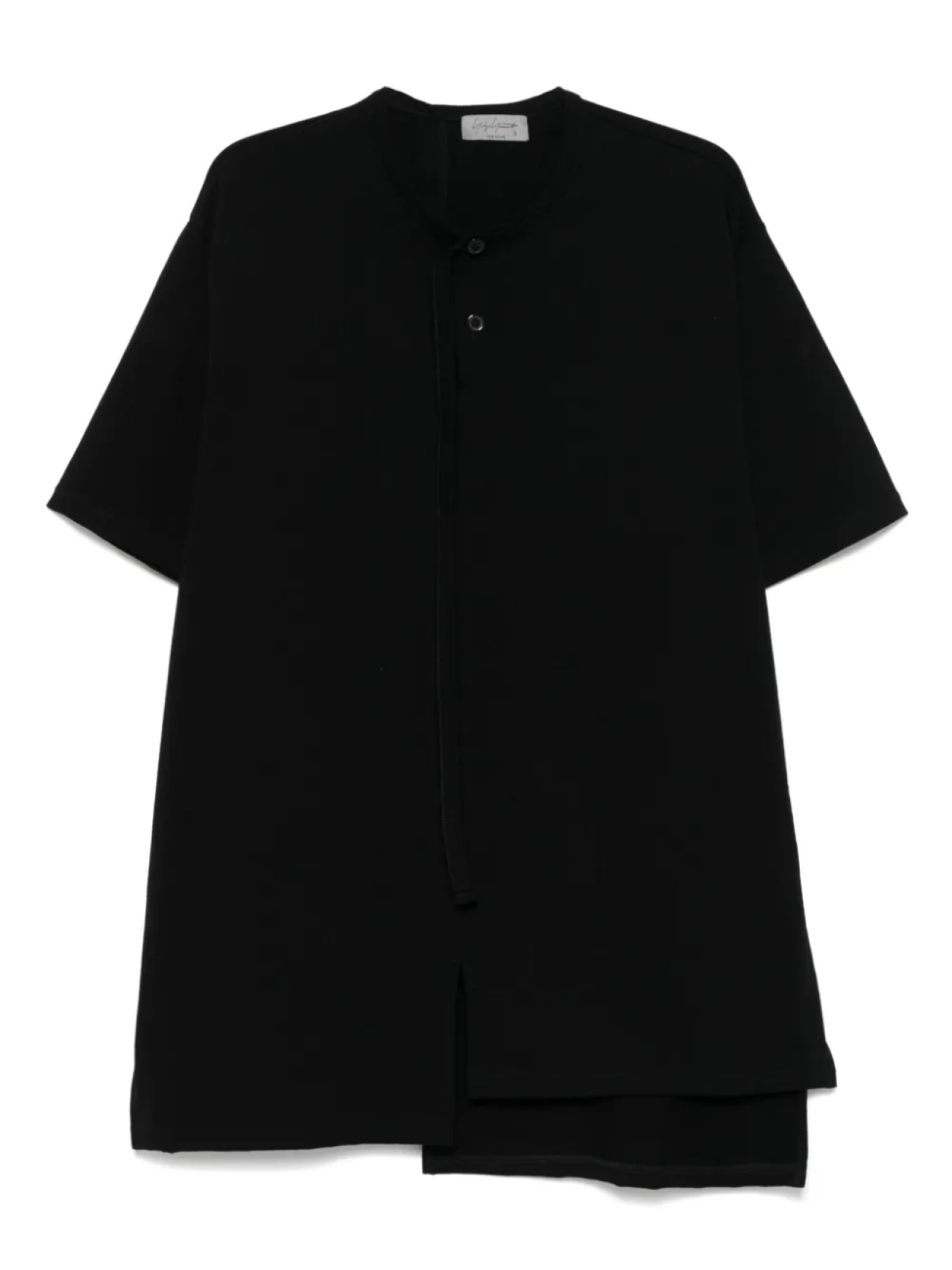 

Футболка из хлопка Yohji Yamamoto, черный
