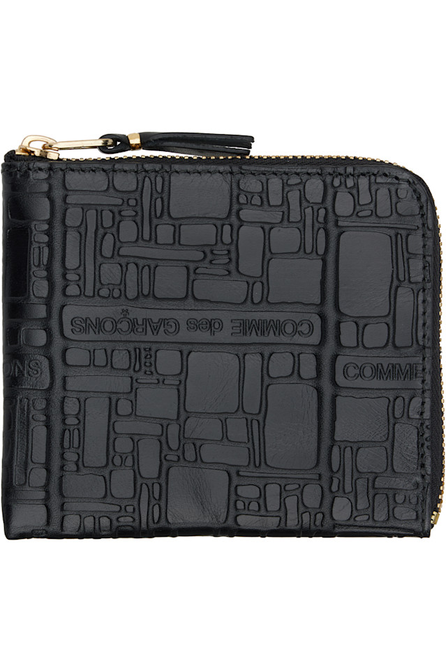 

Кошелёк с тиснёным логотипом Comme Des Garçons Wallets, черный