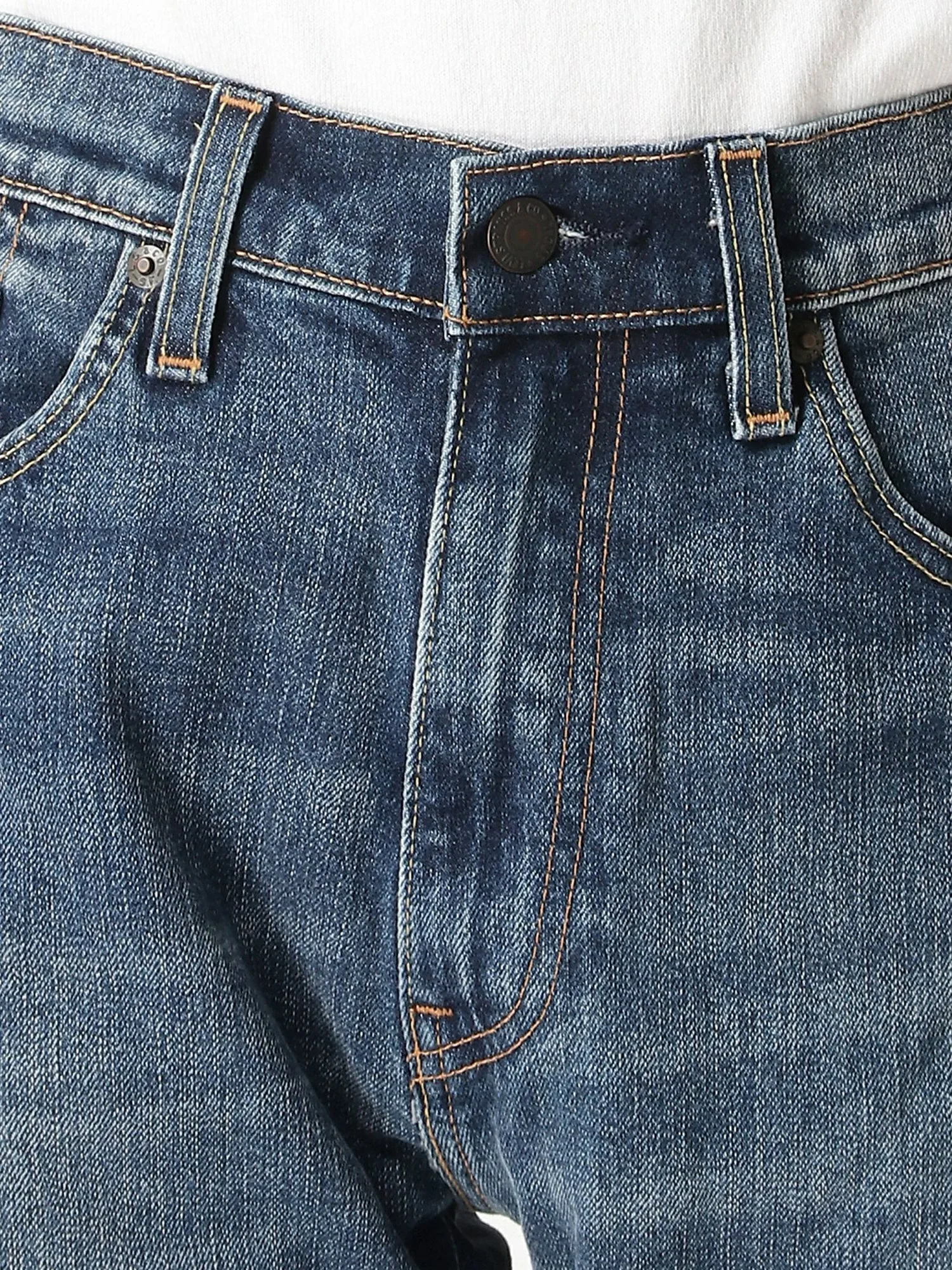 Джинсы 505 Regular Fit, цвет «средний индиго» Levi's, Medium Indigo - Worn In — фото 4