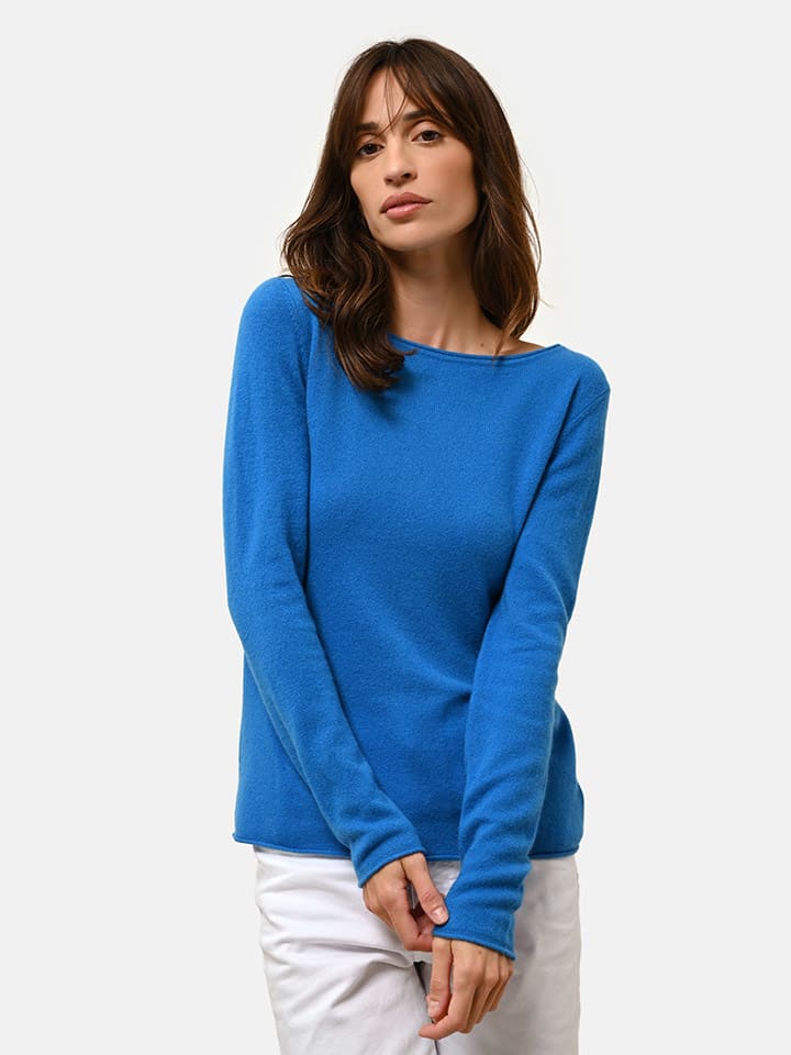 

Пуловер Just Cashmere Kaschmir-Pullover Grace, синий