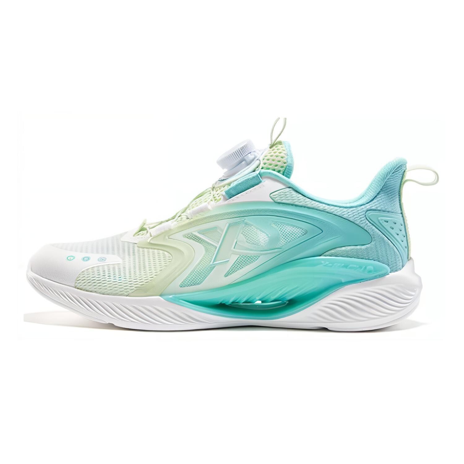 

Кроссовки детские Qing Feng 5.0 GS Low-top белые/зеленые Xtep, зеленый